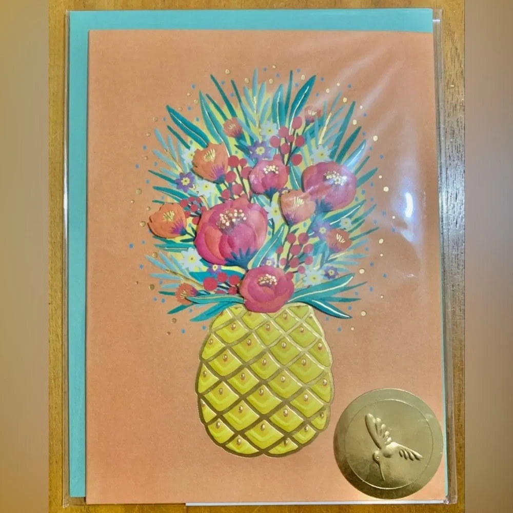 🆕Papyrus Pineapple Birthday Greeting Card